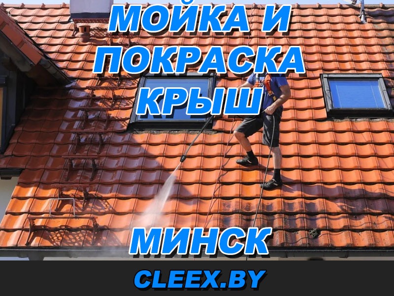 Услуги по мойке и покраске крыш в Минске и Минской области.